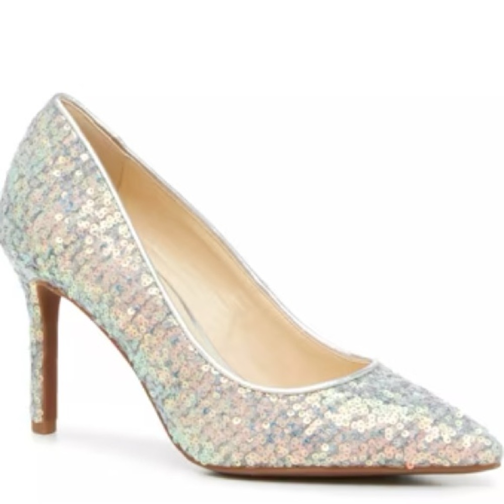 Jessica Simpson Multicolor Sequin Heels